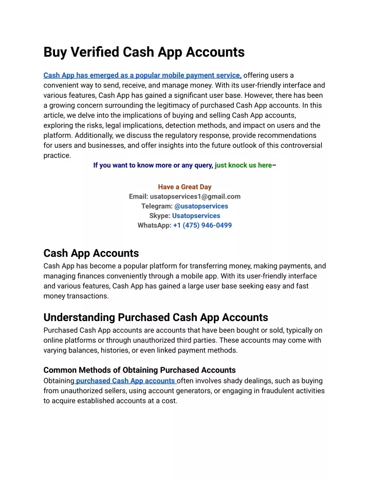 buy verified cash app accounts