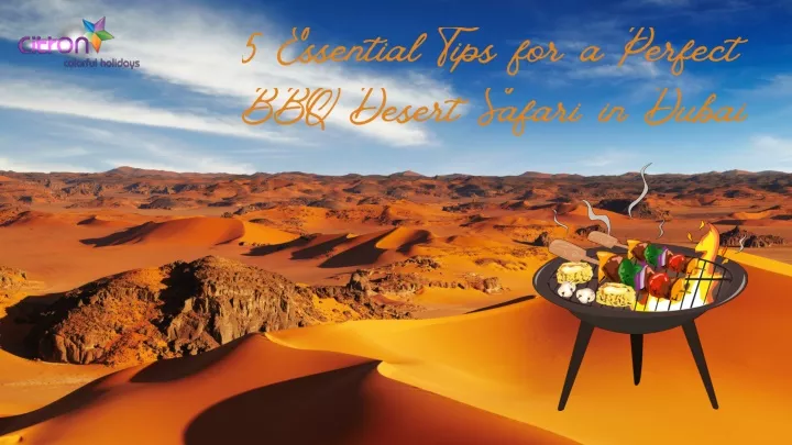 5 essential tips for a perfect bbq desert safari