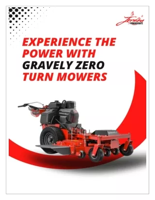 Gravely Zero Turn Mowers