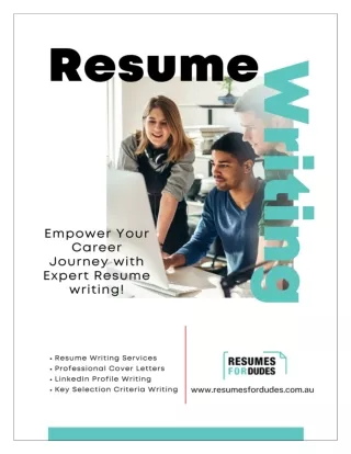 Elevate Your Career: Professional Resume Writing Services in Perth