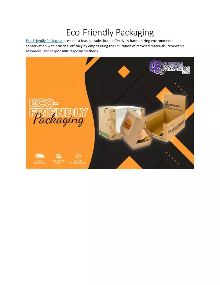 eco friendly packaging eco friendly packaging