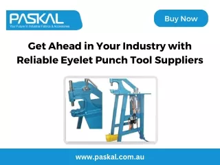 Get Ahead in Your Industry with Reliable Eyelet Punch Tool Suppliers