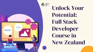 unlock your potential full stack developer course