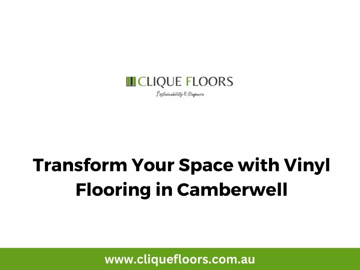 transform your space with vinyl flooring