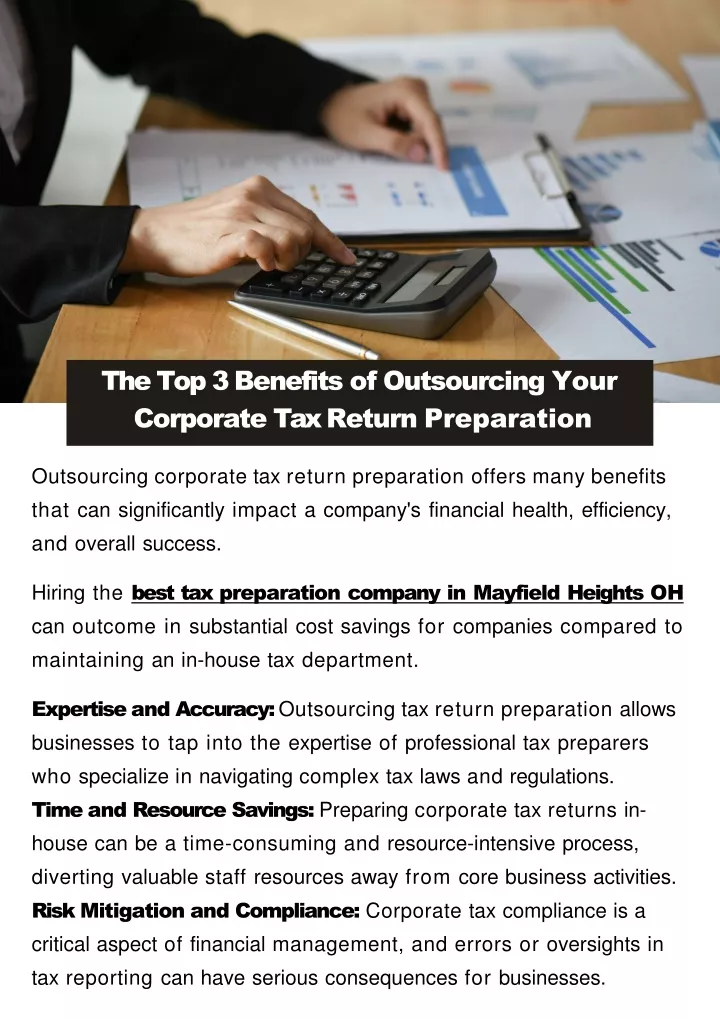 the top 3 benefits of outsourcing your corporate