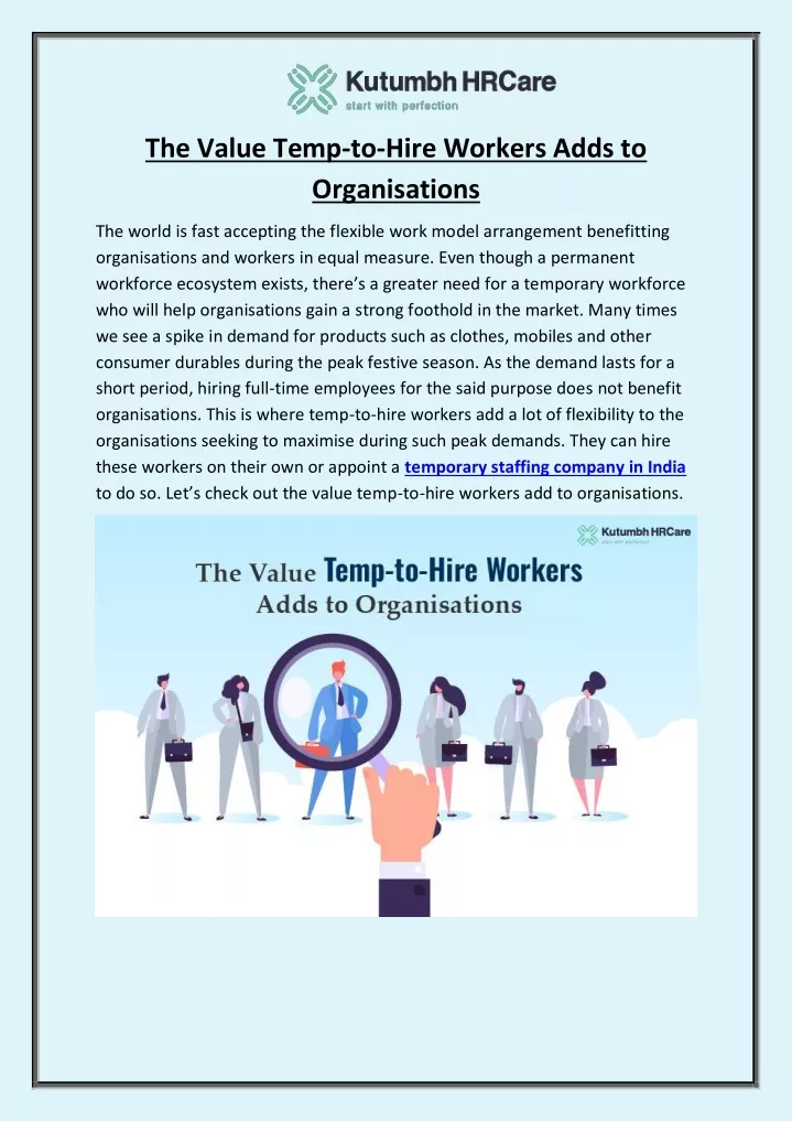 the value temp to hire workers adds