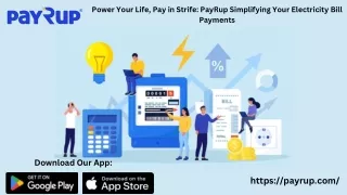Streamlined Electricity Bills Payments with PayRup