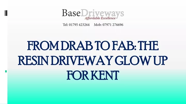 from drab to fab the resin driveway glow up for kent