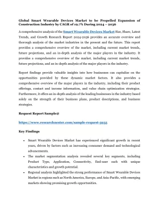 global smart wearable devices market