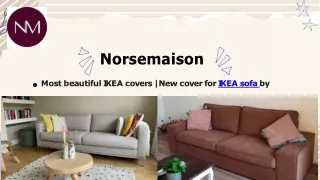 Most beautiful IKEA covers | New cover for IKEA sofa by Norsemaison