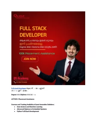 full stack developer 5 degree diploma