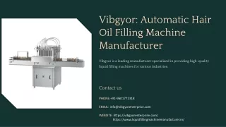 Automatic Hair Oil Filling Machine Manufacturer, Best Automatic Hair Oil Filling