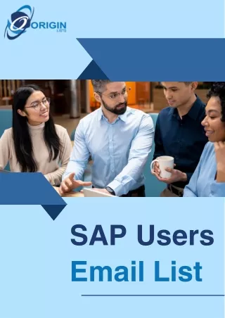 sap users email list
