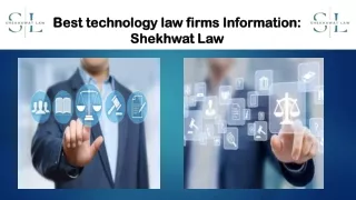 Best technology law firms Information: Shekhwat Law