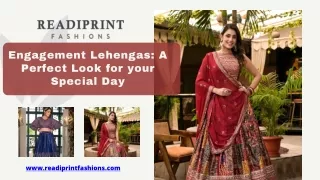 Engagement Lehengas A Perfect Look for your Special Day