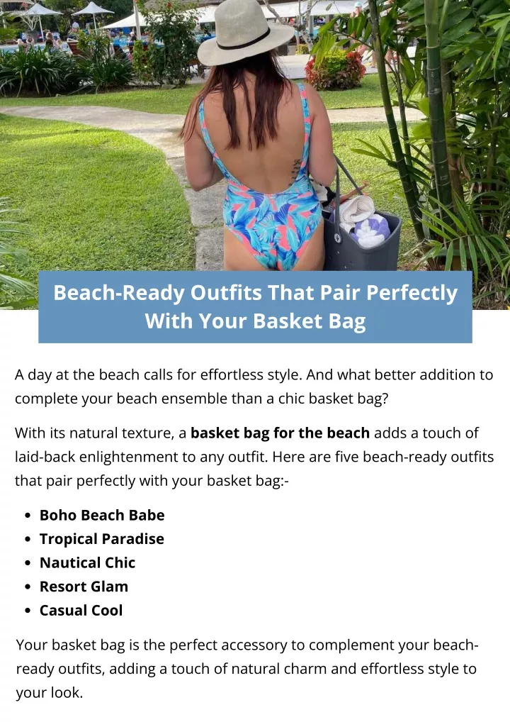 beach ready outfits that pair perfectly with your