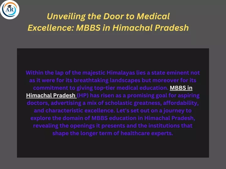 unveiling the door to medical excellence mbbs
