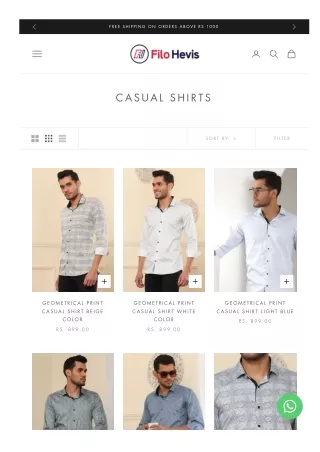Shop the Latest: Casual Shirts for Men Online in India