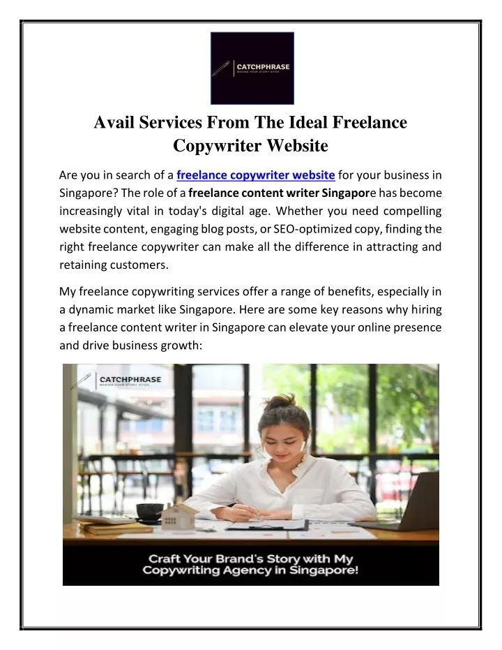 avail services from the ideal freelance