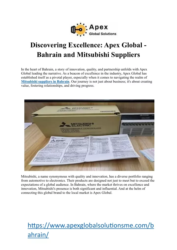 discovering excellence apex global bahrain