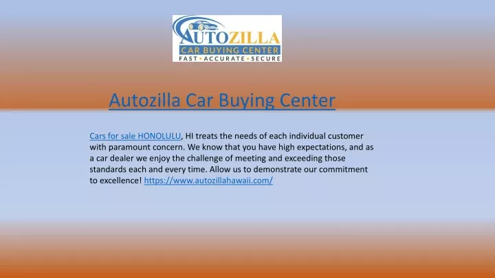 autozilla car buying center