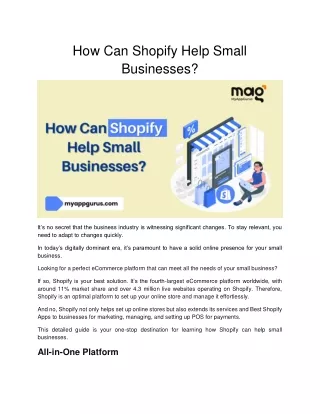 What are the best Shopify apps for small business growth
