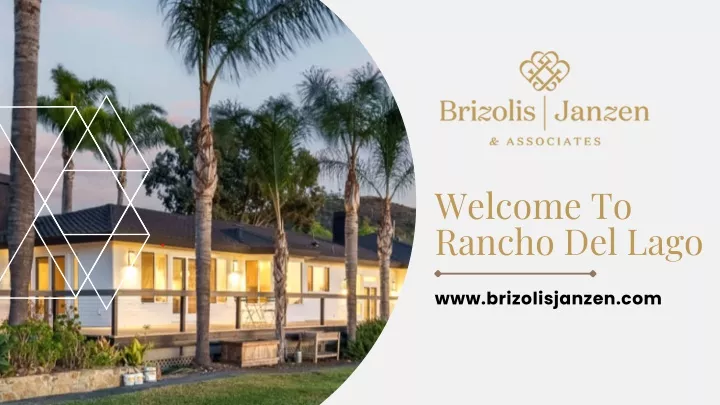 welcome to rancho del lago