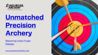 Acquire Unmatched Precision Specializing in Index Finger Archery Release Methods