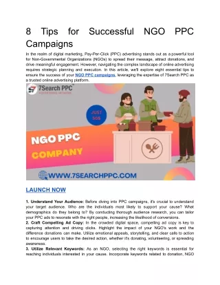 8 campaigns