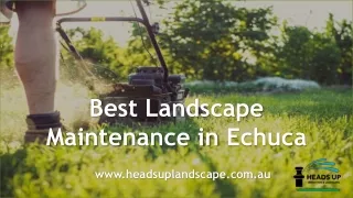 Best Landscape Maintenance in Echuca - Heads Up Irrigation & Landscape