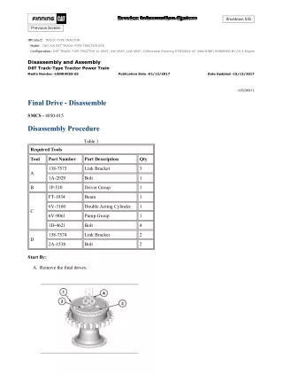 Caterpillar Cat D6T XW PAT TRACK-TYPE TRACTOR (Prefix STE) Service Repair Manual Instant Download