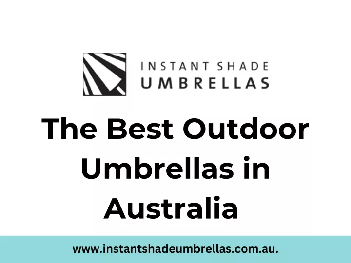 the best outdoor umbrellas in australia