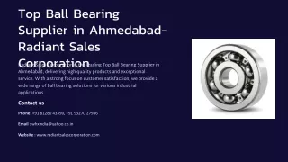 Top Ball Bearing Supplier in Ahmedabad, Best Top Ball Bearing Supplier in Ahmeda