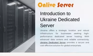 Ultimate Performance: Ukraine Dedicated Server Hosting | Boost Your Online Prese