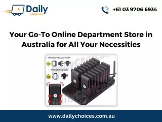 Your Go-To Online Department Store in Australia for All Your Necessities