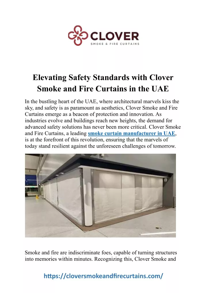 elevating safety standards with clover smoke