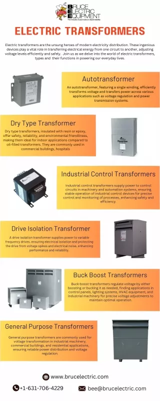 Electric Transformers - High-Quality Industrial Transformers | Bruce Electric