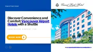 Vancouver Airport Hotel with Free Shuttle!