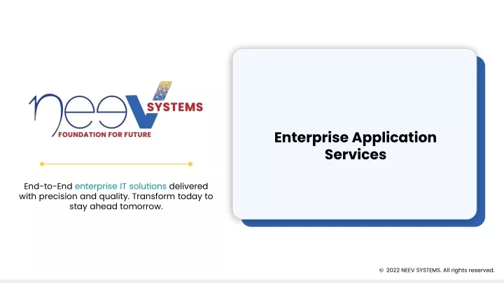 enterprise application services