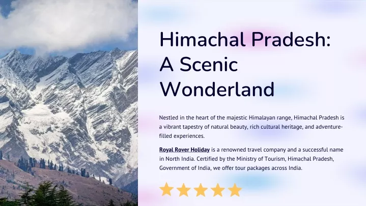 himachal pradesh a scenic wonderland