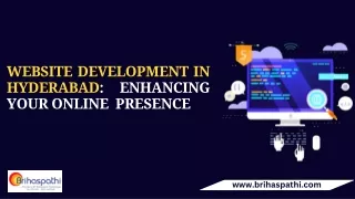 Website Development in Hyderabad Enhancing Your Online Presence