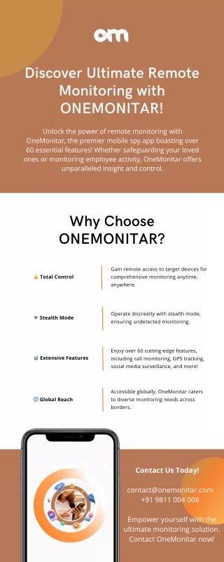 Discover Ultimate Remote Monitoring with ONEMONITAR!