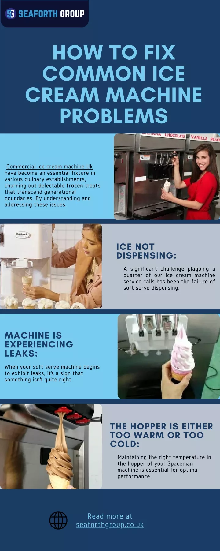 how to fix common ice cream machine problems