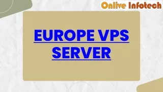 High-Performance Europe VPS Hosting Solutions