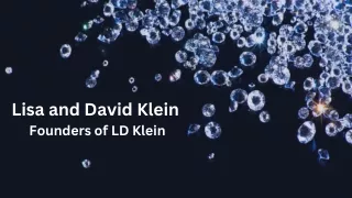 Lisa and David Klein - Founders of LD Klein