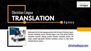 christian lingua