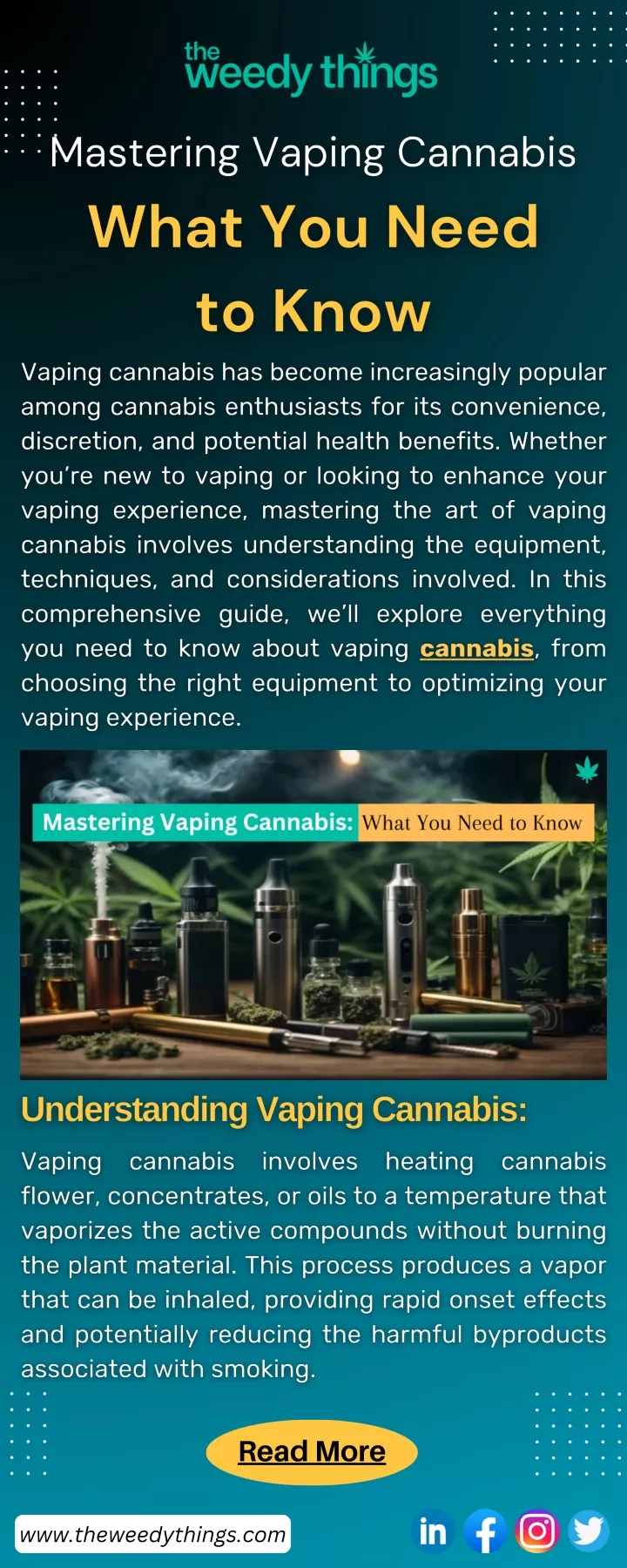 PPT - Mastering Vaping Cannabis What You Need to Know PowerPoint ...