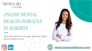 Embracing Wellness Virtually Exploring Online Mental Health Services