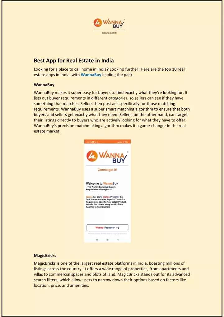 best app for real estate in india