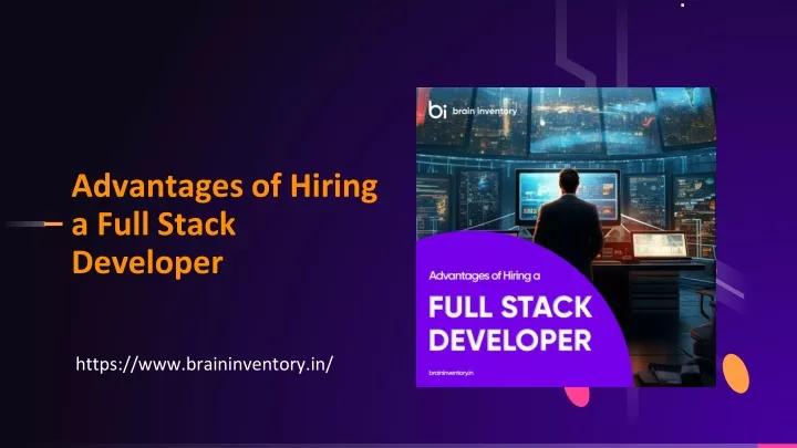 advantages of hiring a full stack developer